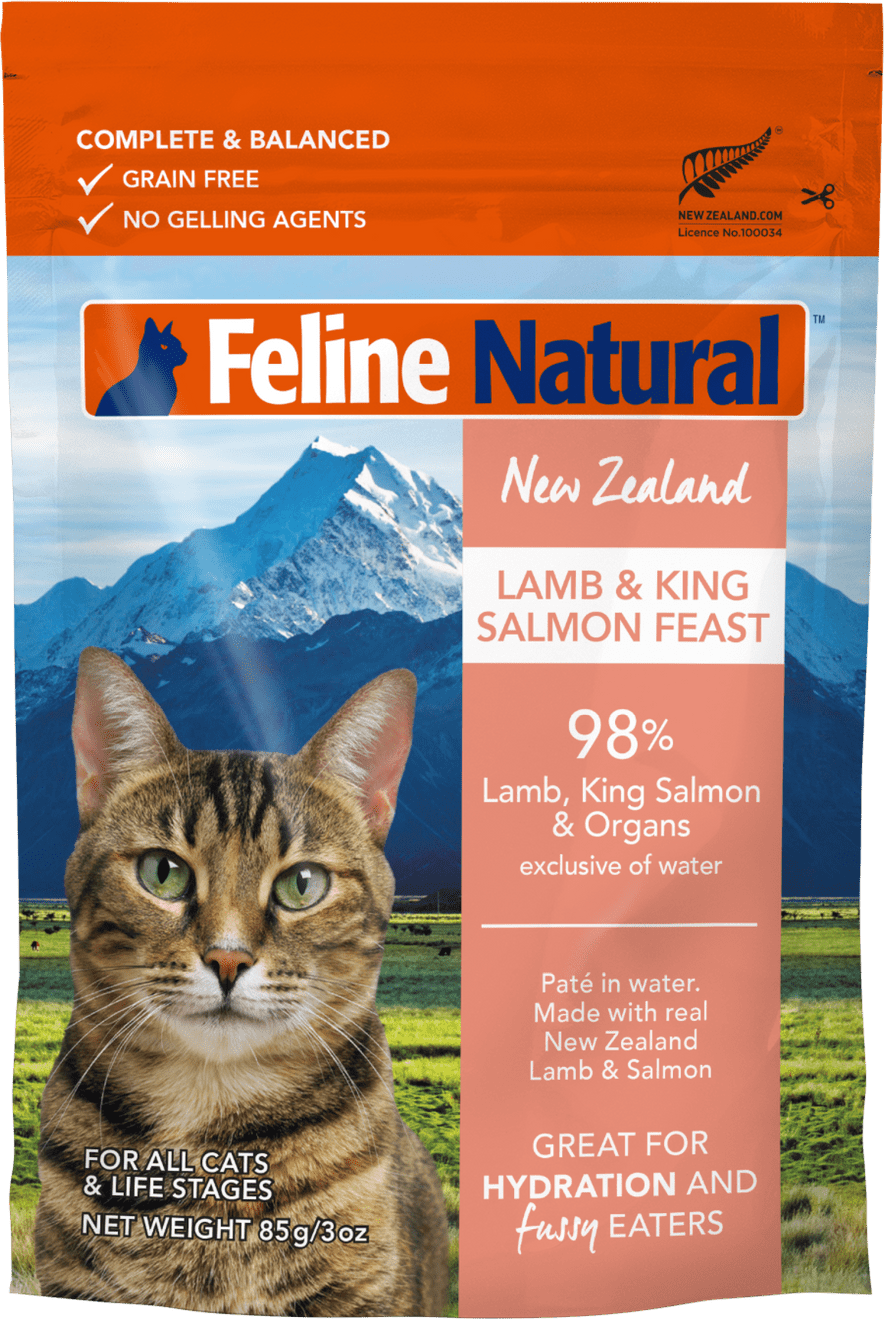 Feline Natural Lamb & King Salmon Pouch